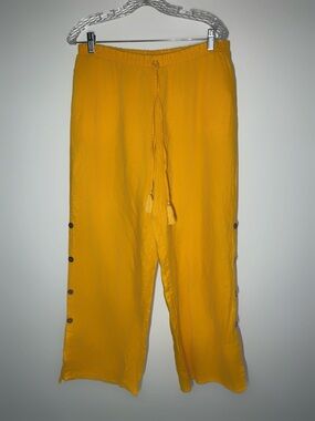 Yellow Linen pants
